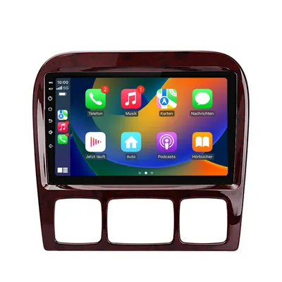 Zdjęcie produktu dla Radio samochodowe 32GB dla Mercedes W220 S Class od 1998 2Din Android Radio Carplay Navi WIFI DSP GPS DAB Bluetooth