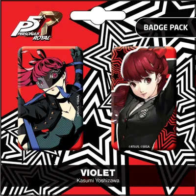 Productafbeelding van Persona 5 Royal - Set van twee speldjes: Violet / Kasumi Yoshizawa