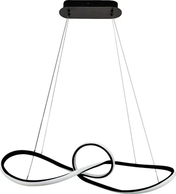Zdjęcie produktu dla Lampa wisząca LED Marco czarna 42W Neutralna biel 3570lm metal wym:100x73x25cm IP20 Milagro