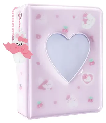 Productafbeelding van Mini Fotoalbum voor Kpop Fanfoto's met 40 Pockets (Roze)