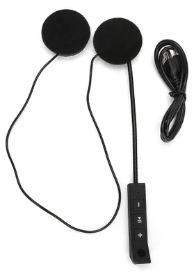 Obrázok produktu pre Slúchadlá Bluetooth na prilbu s rýchlym nabíjaním USB pre motocykle s hands-free (BT008)