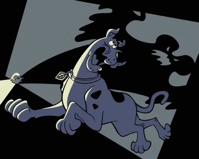 Obrázok produktu pre Zuty - Maľovanie podľa čísel - VYDESENÝ SCOOBY-DOO, 40x50 cm, vypnuté plátno na rám