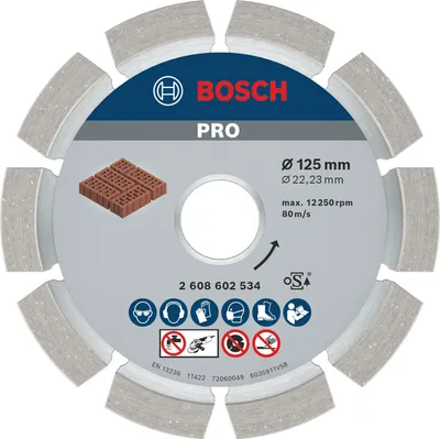 Immagine prodotto di Bosch Expert per mortaio, 125 x 6 x 7 x 22,23 mm, 2608602534