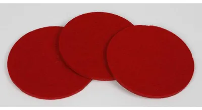 Image de 12x feutre Sous-verres 3 pièces Sous-verres protection de table Verre Assiette Pot Set