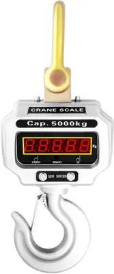 Imagen del producto de Báscula digital - Capacidad: 5000 kg - Alta precisión - Pantalla LCD - Báscula para cargas pesadas - Uso industrial