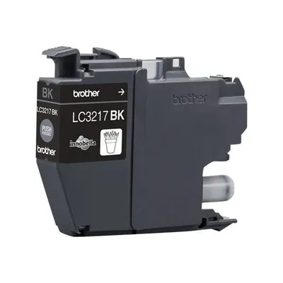 Obrázok produktu pre Atramentová kazeta BROTHER LC-3217BK, čierna, atramentová, výťažnosť 550 strán, MFC-J5330DW, MFC-J6935DW