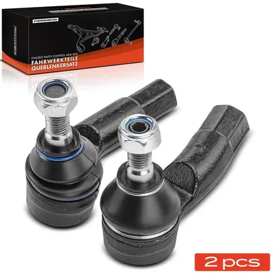 Immagine prodotto di Kit testate sterzo - 2 testate sterzo per l'asse anteriore - Compatibili con VW Golf 4, Bora, New Beetle, Polo - Lato sinistro e destro - Filetto M12 x 1,5 - Lunghezza 95 mm - Codici originali: 6C0423812A, 6C0423811A