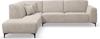 Produktbild von VENASI MULA Links Ecksofa ohne Schlaffunktion Sofa L Form Eckcouch Couchgarnitur Couch BEIGE
