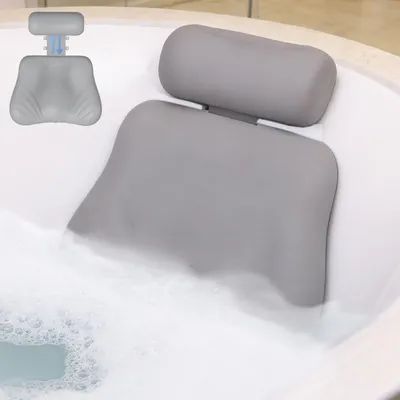 Obrázok produktu pre Silikónová podložka do vane s prísavkami na hlavu a krk