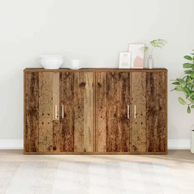 Zdjęcie produktu dla Komoda vidaXL, 2 sztuki, imitacja drewna, 60 x 31 x 70 cm, płyta wiórowa
