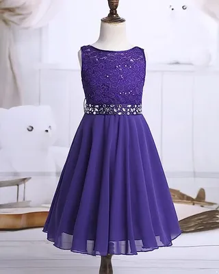 Obrázok produktu pre Dievčatá princezná šaty veľkosť 134-140 cm kvetina dievča šaty pre svadobné party družičky slávnostné šaty