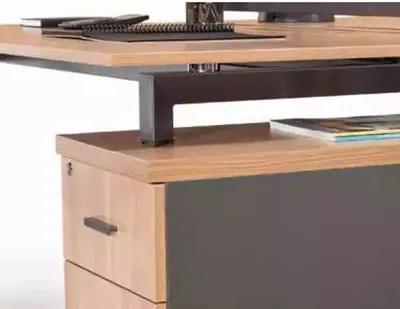 Produktbild von Schreibtisch 6 Schubladen Moderne Arbeitszimmer Möbel Holztisch Luxus