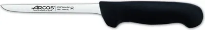 Immagine prodotto di Coltello da disosso Arcos color - Prof 294125 in acciaio inox nitrum e mango lama ergonomica in polipropilene nero e lama da 16 cm, vetrinetta