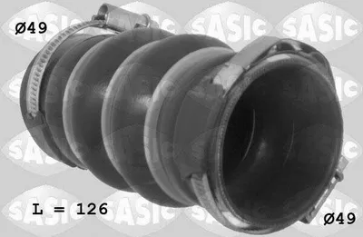 Produktbild von SASIC 3330016 Turbo Ladeluftschlauch passend für PEUGEOT 2008 Kombi (CU) 207 (WA, WC) 207 CC (WD) 208 I Schrägheck (CA, CC) 3008 SUV (M)