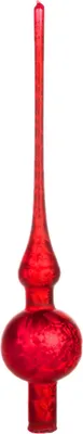 Produktbild von Christbaumspitze 28cm Rot Eislack