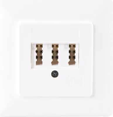 Produktbild von Schwaiger Telefondose TAE 3x6 (4) NFF Unterputz
