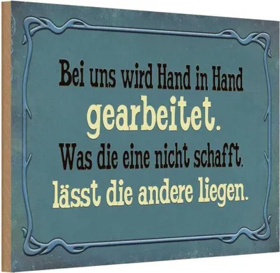 Produktbild von vianmo Holzschild 20x30 cm bei uns Hand in Hand gearbeitet