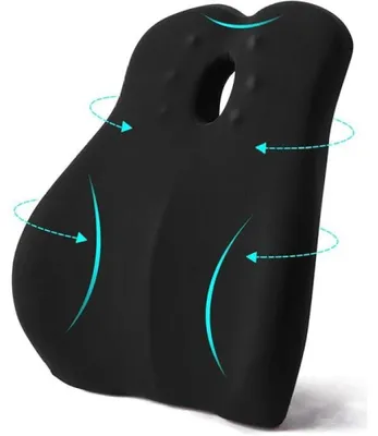 Produktbild von Lendenstütze Memoryschaum Ergonomisch für Bürostuhl und Sofa