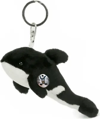 Produktbild von Orca Schlüsselanhänger Schwertwal Killerwal Kuscheltier Anhänger Plüsch TILIKUM