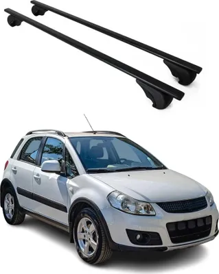 Obrázek produktu pro Příčné střešní nosiče pro Suzuki SX4 2006–2013, černé