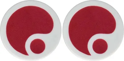 Produktbild von Ergon Ga2ga2 Fatga3 Lenkerstopfen Rot Rot One Size