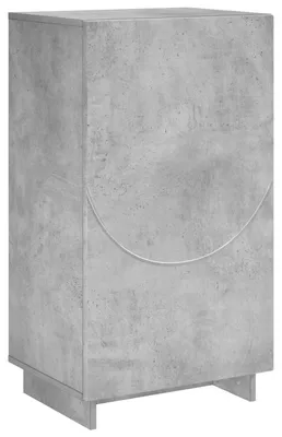 Produktbild von vidaXL Schuhschrank 48 x 38 x 87,5 cm Holzwerkstoff Betongrau