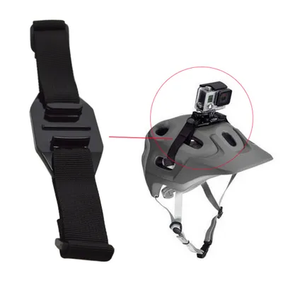 Produktbild von Einstellbare Fahrrad Sport belüftet Action Kamera Helm Gurt Halterung Gürtel für GoPro