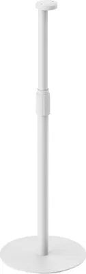Image de PureMounts support d'enceinte réglable en hauteur pour Sonos Era 100 & 300, support d'enceinte, support d'enceinte avec gestion des câbles, capacité de charge 5Kg, blanc