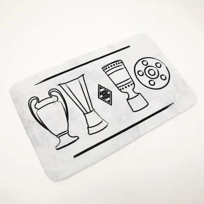 Produktbild von VfL Borussia Mönchengladbach Badeteppich „Erfolge" ca. 50 x 80 cm
