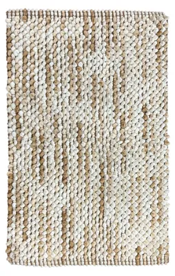 Productafbeelding van Zohome badmat - Polyester Vasco, 60x100 cm, naturel kleur