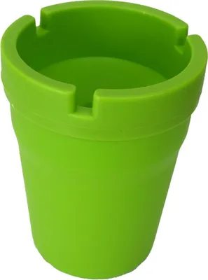 Produktbild von Windsicherer kompakter Aschenbecher 7,5 x 10,5 cm mit Aschebehälter