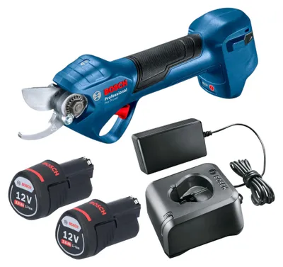 Produktbild von Bosch Pro Pruner Professional Akku Astschere 12 V + 2x Akku 2,0 Ah + Ladegerät