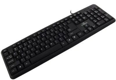 Produktbild von Standardtastatur Esperanza Tk101 USB kabelgebunden Titanum Schwarz