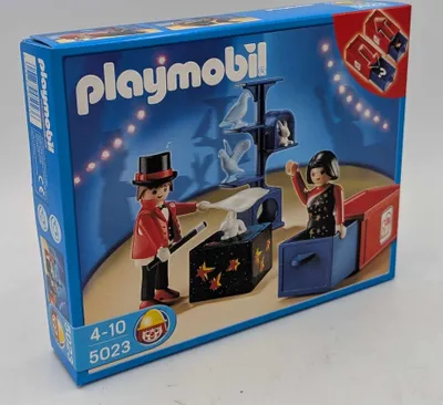 Produktbild von PLAYMOBIL 5023 Zauberer mit Zauberkiste Großillusion für Zirkus