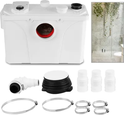Produktbild von Fiqops Hebeanlage Fäkalienpumpe 700W Zerkleinerer Kleinhebeanlage pumpe PRO Toilette