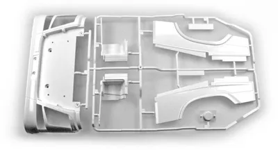 Produktbild von Tamiya H-Teile Stoßfänger vorne FH16 56360