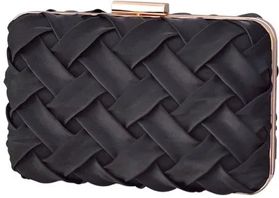 Produktbild von Elegante schwarze Clutch Handtas für Hochzeit