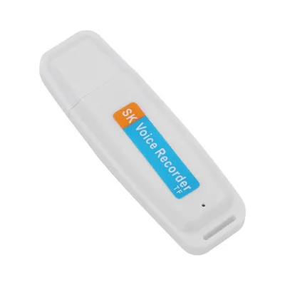Obrázek produktu pro USB Diktafon hlasový záznamník, až 32 GB paměť, nahrávání hlasu, zvuku Diktafon Daklos Barva: Bílá