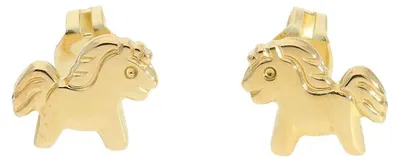 Produktbild von Kinder Ohrstecker Gold 585 Pferd JL22-06-0077 JuwelmaLux