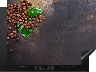 Produktbild von KitchenYeah© Herdabdeckplatte Kräuter - Nüsse - Herbst - Küche , 71x52cm, Küche Deko, Glaskeramikkochfeld Herdabdeckung, Abdeckplatte fùr Kochfeld