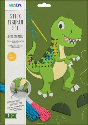 Obrázok produktu pre Súprava na vyšívanie "Dinosaurus" | 155×190×50 mm viacfarebná