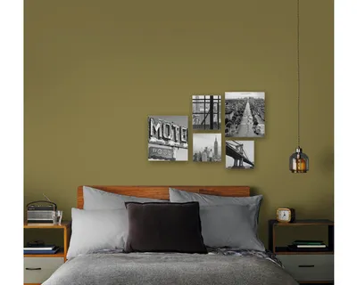 Produktbild von Art for the Home Leinwandbilder  SET 5-Teilig Wanddeko Schlafzimmer Wohnzimmer City Stadt 80 x 60 cm