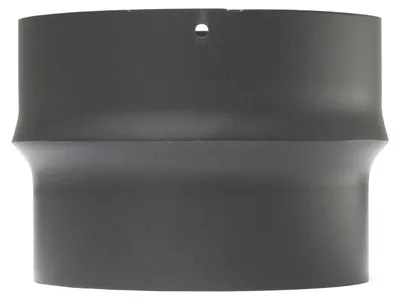 Produktbild von Raik Basic Erweiterung 120mm – 130mm gussgrau für Rauchrohr / Ofenrohr