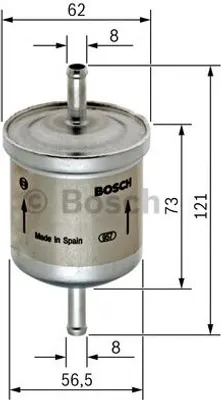 Produktbild von Bosch Kraftstofffilter  0 450 905 326