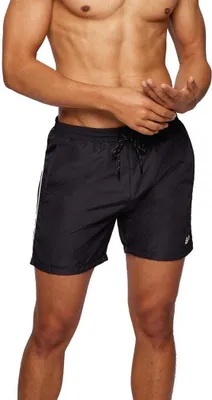 Produktbild von BOSS Schnell trocknende Badeshorts mit Paspeln und Logo Schwarz/Black XL