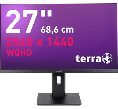 Produktbild von 68,6cm/27" (2560x1440) Terra 2775W PV v3 16:9 WQHD 5ms 75Hz HDMI DP USB-C RJ45 Speaker Black