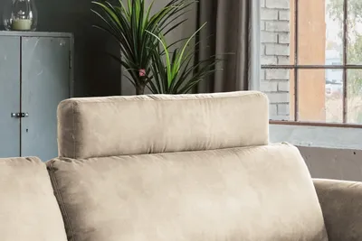 Produktbild von KAWOLA Kopfstütze MALTA Stoff beige