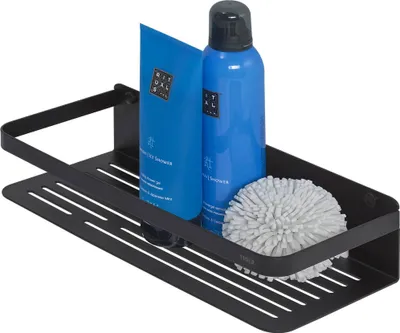 Produktbild von Tiger Duschkorb Caddy Rechteck groß, Duschablage aus Edelstahl, Schwarz