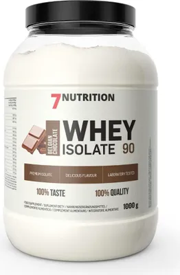 Produktbild von 7Nutrition Whey Isolate 90 1 kg mit Schokoladengeschmack