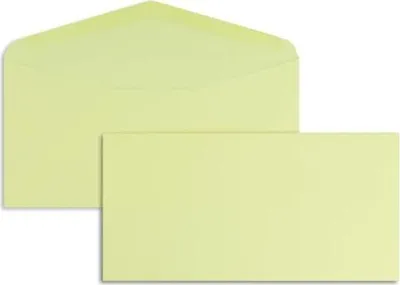 Produktbild von Briefumschläge DINlang 120g/qm gummiert VE=100 Stück saharagelb